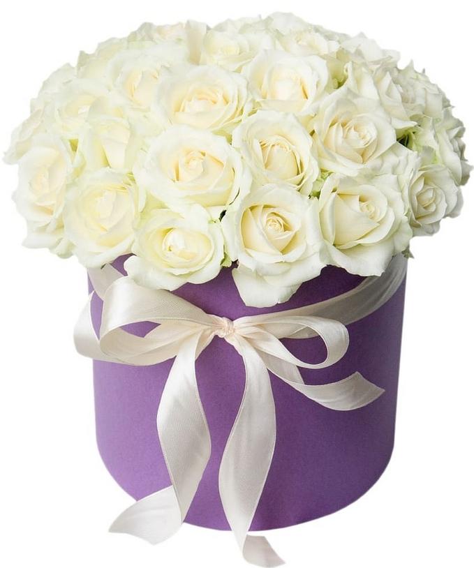 White Roses at the Hat Box